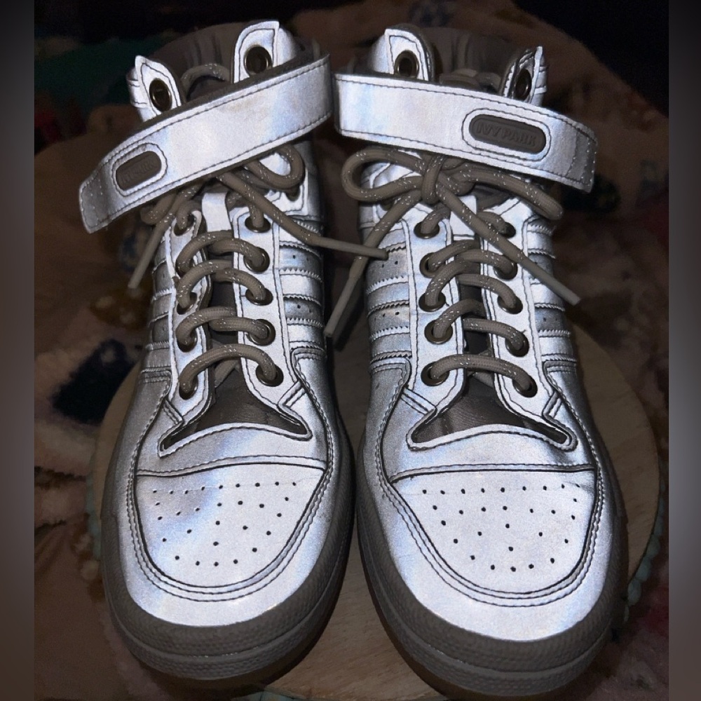 ADIDAS IVY PARK REFLECTIVE HIGH TOPS//MENS SIZE 6//WOMENS SIZE 7